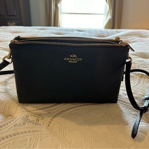 Black COACH cross body bag